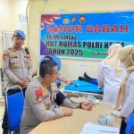 Polres Meranti Gelar Donor Darah Sempena Hari Jadi Humas Polri ke-74