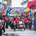 Festival Perang Air Dimulai, Dibuka Bupati Asmar Dilepas Oleh Kapolda Riau